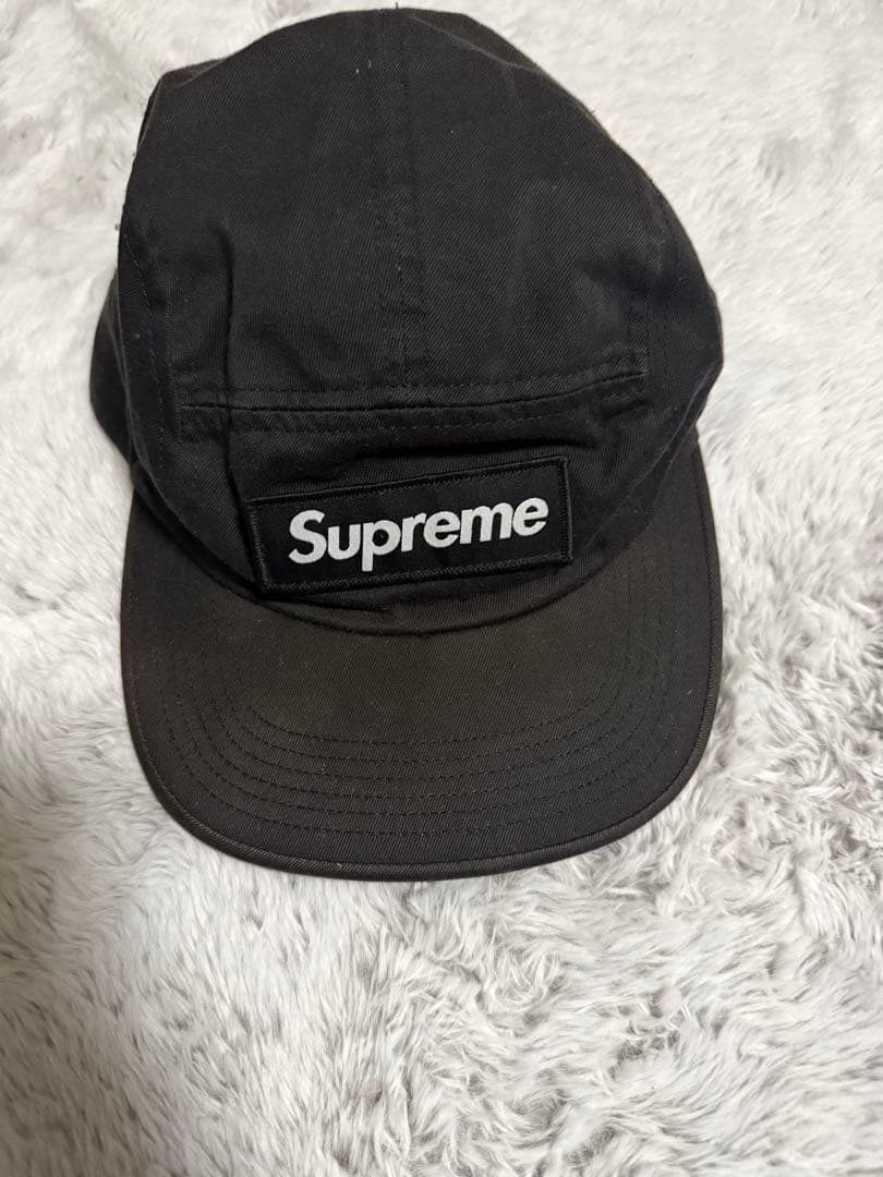 帽子 supreme cap/ black