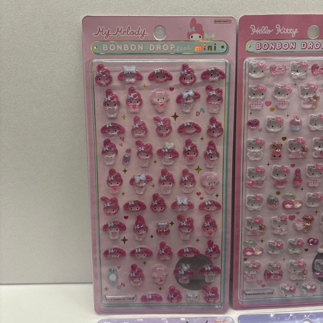 国内正規品 サンリオ ボンボンドロップ シール mini 8枚 コンプリート