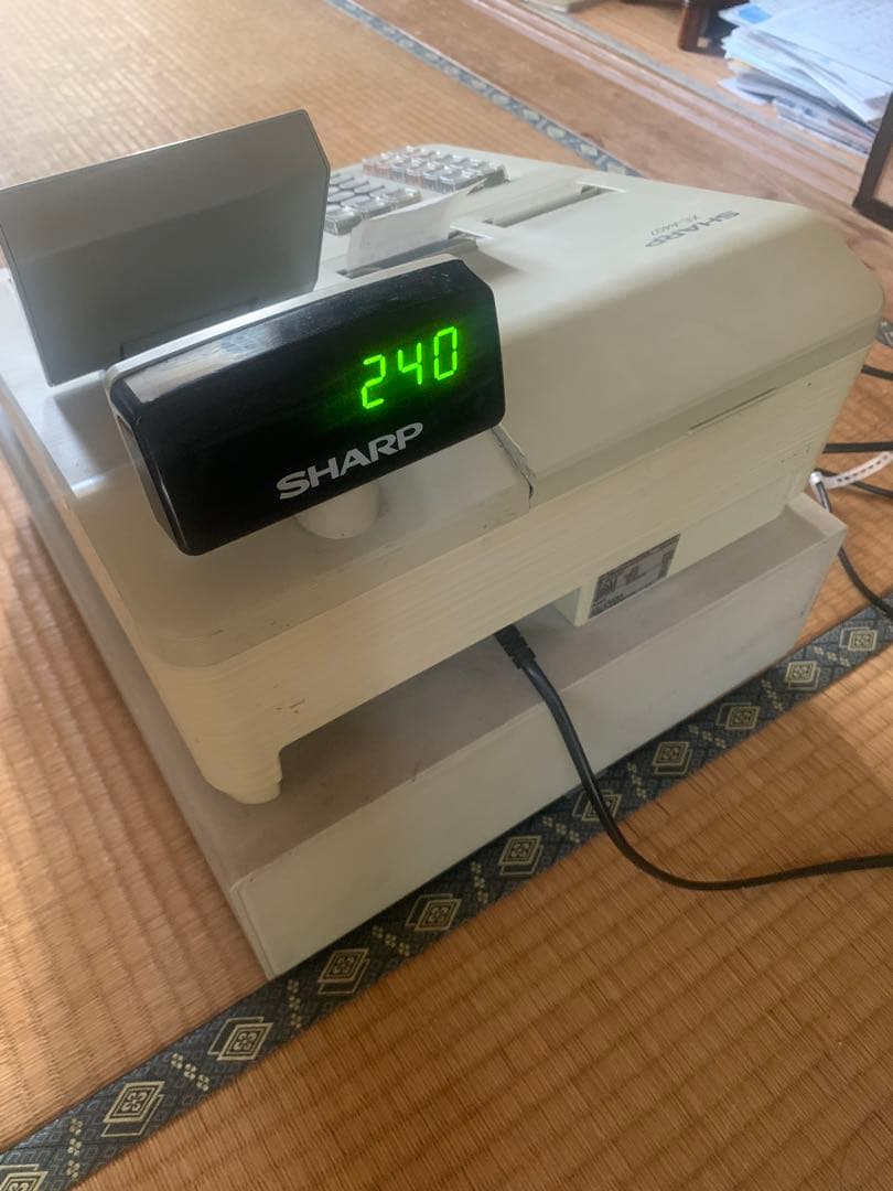 XE-A407　ＳＨＡＲＰレジスター　中古品