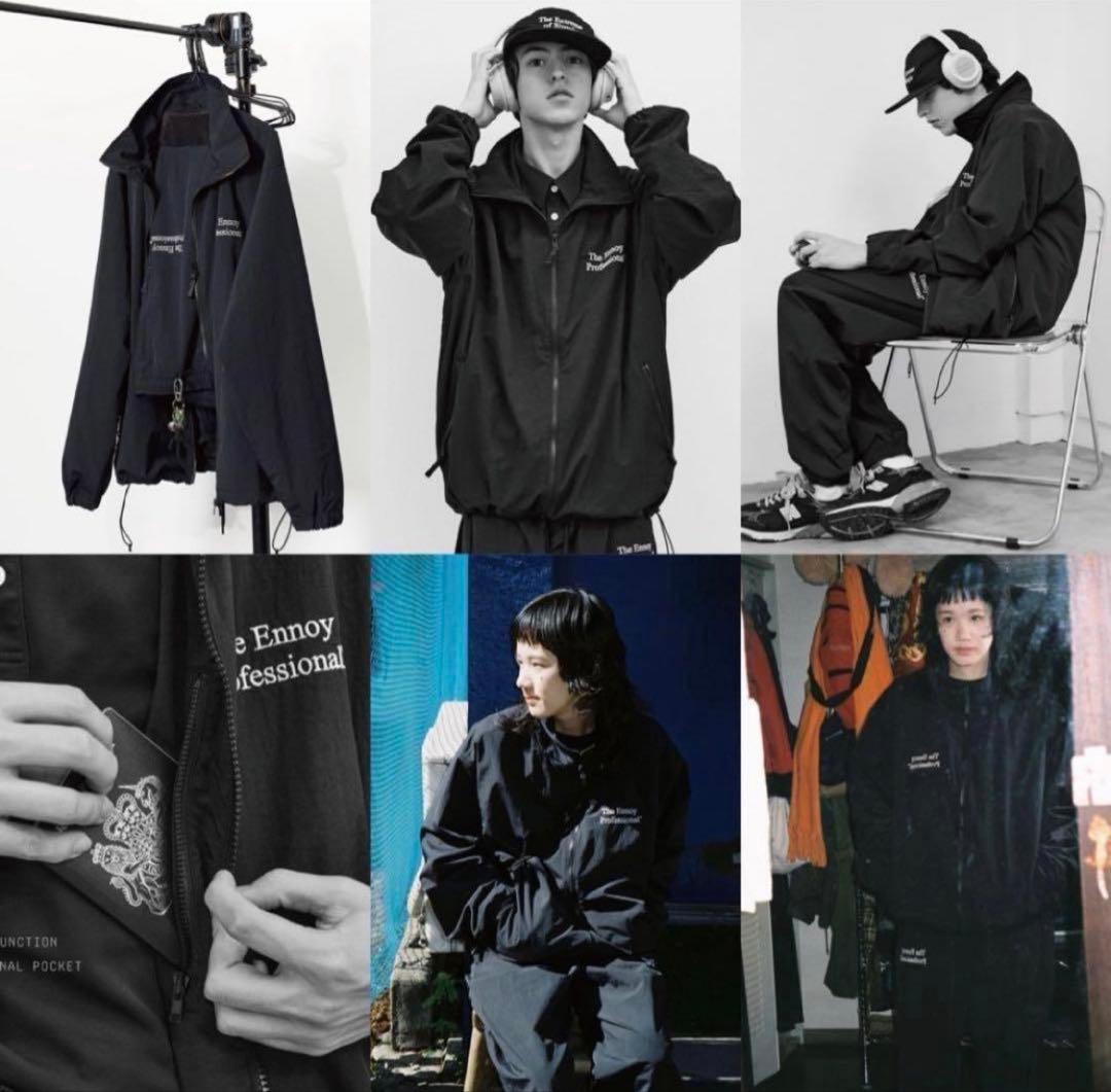 エンノイ　2023 シャカシャカ　ブラック　M 美品　ズボンのみ