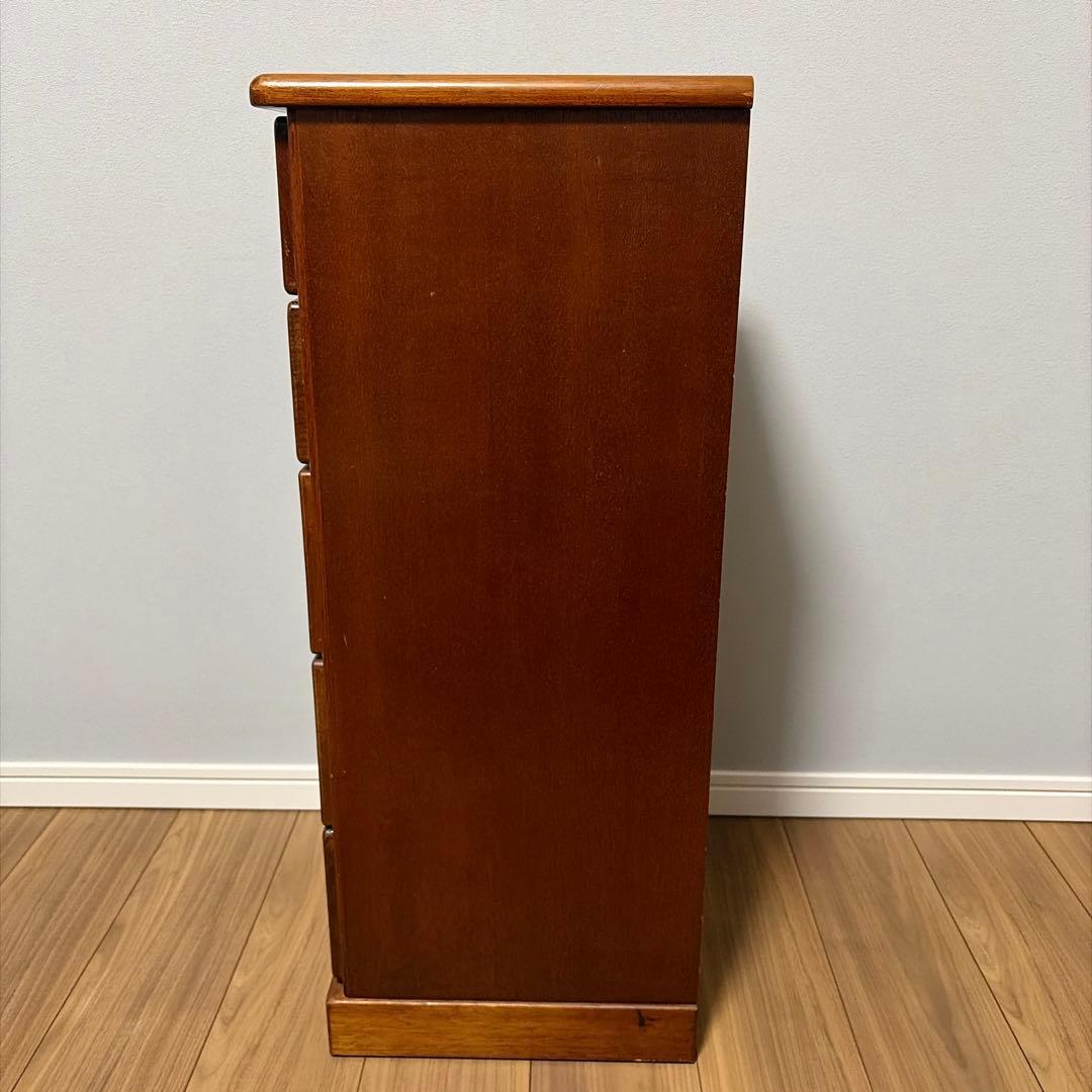 吉川 葡萄園 スリムチェスト　アンティーク 木製 小物入れ