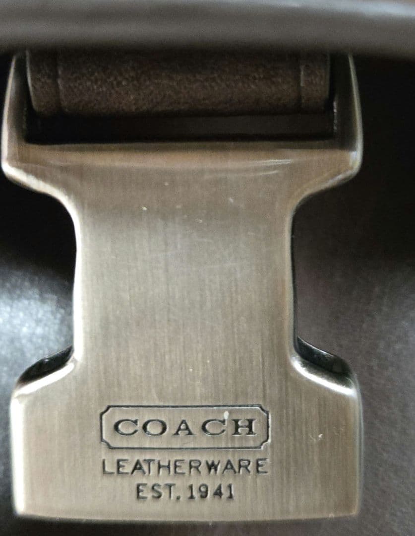 Coach ダークブラウン メッセンジャーバッグ