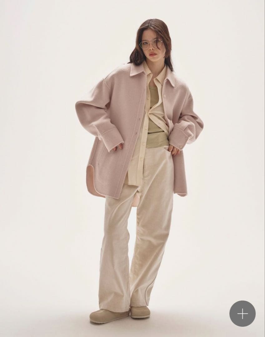 TODAYFUL Wool Shirts Jacket ピンク 38