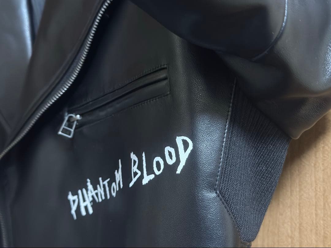 【美品完売商品】glamb x ジョジョの奇妙な冒険 Lサイズ レザージャケット