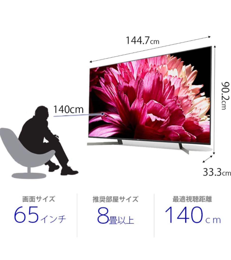 SONY KJ-65X9500G 2020年製