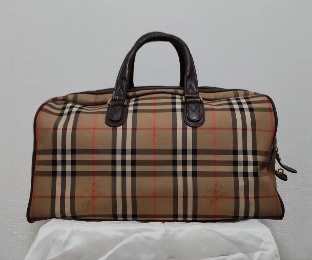 BURBERRY　バーバリー ノバチェック　ボストンバッグ