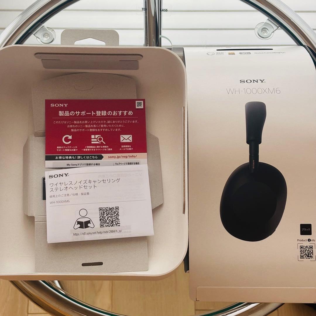 SONY WH-1000XM6 ワイヤレスノイズキャンセリングステレオヘッドホン