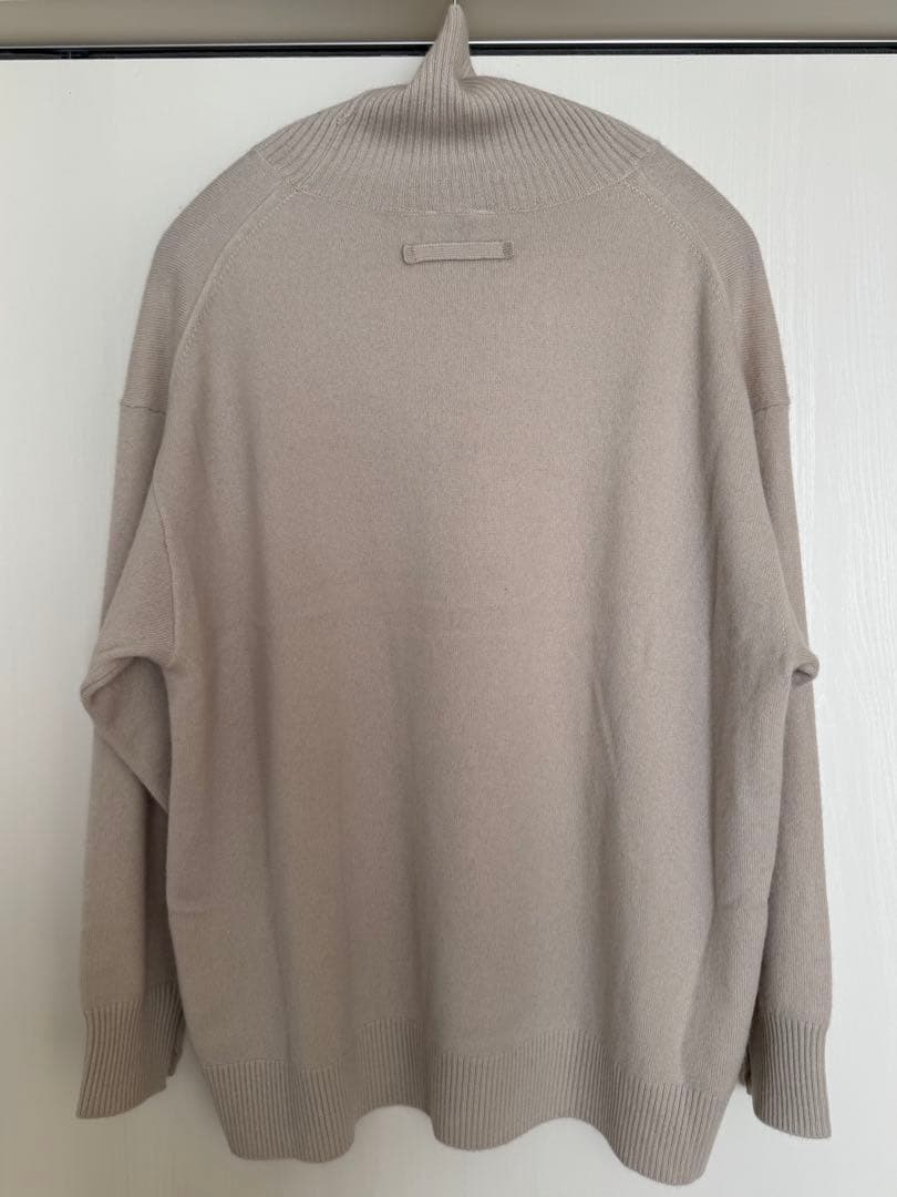 23区 大きいサイズ ピュアカシミヤ タートルネック ニット ベージュ 44