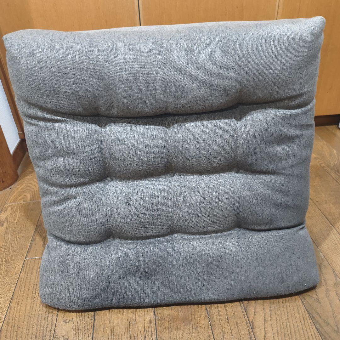 【状態良★】カインズ 2点セット 座布団にもなる背もたれイス F-Lepoco