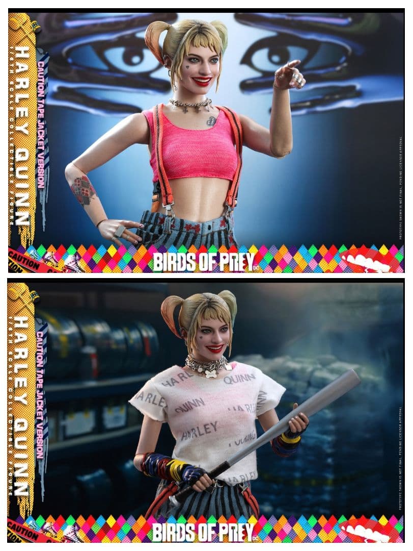 新品　ホットトイズ　1/6　ハーレイ・クイン　コーションテープ版