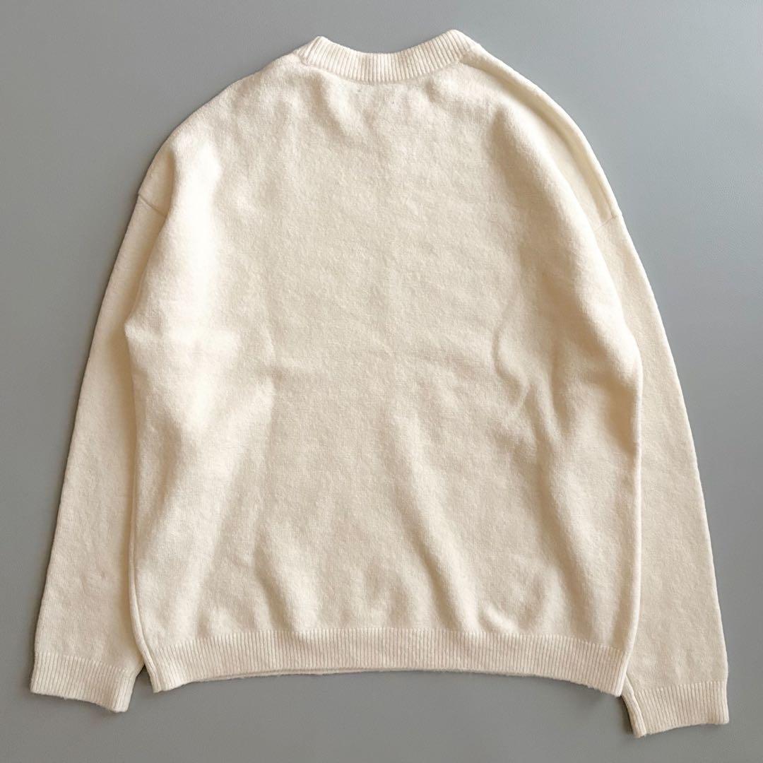 美品✨Drawer ドゥロワー アルパカ クルーネックニット セーター 白 1