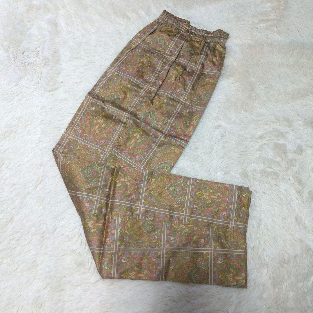 新品タグ付き エトロ ETRO カシミール パジャマ 上下 M 女性 綿100%