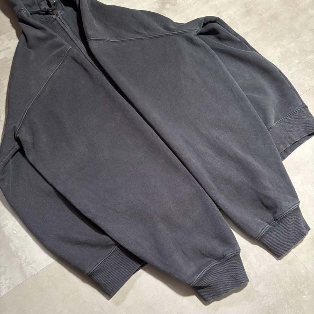 カーハート carhartt パーカー　フルジップ　サンフェード　ブラック　黒