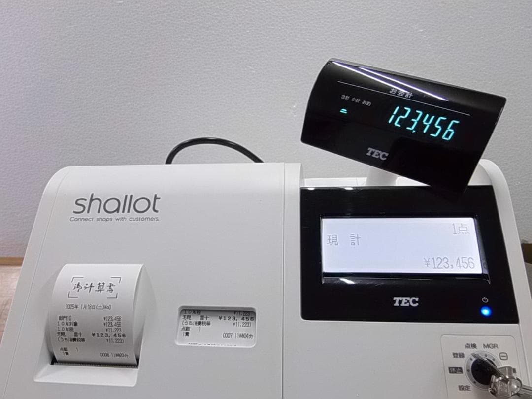 美品23年製118設定無料MA-700物販10部門東芝テックインボイスレジスター