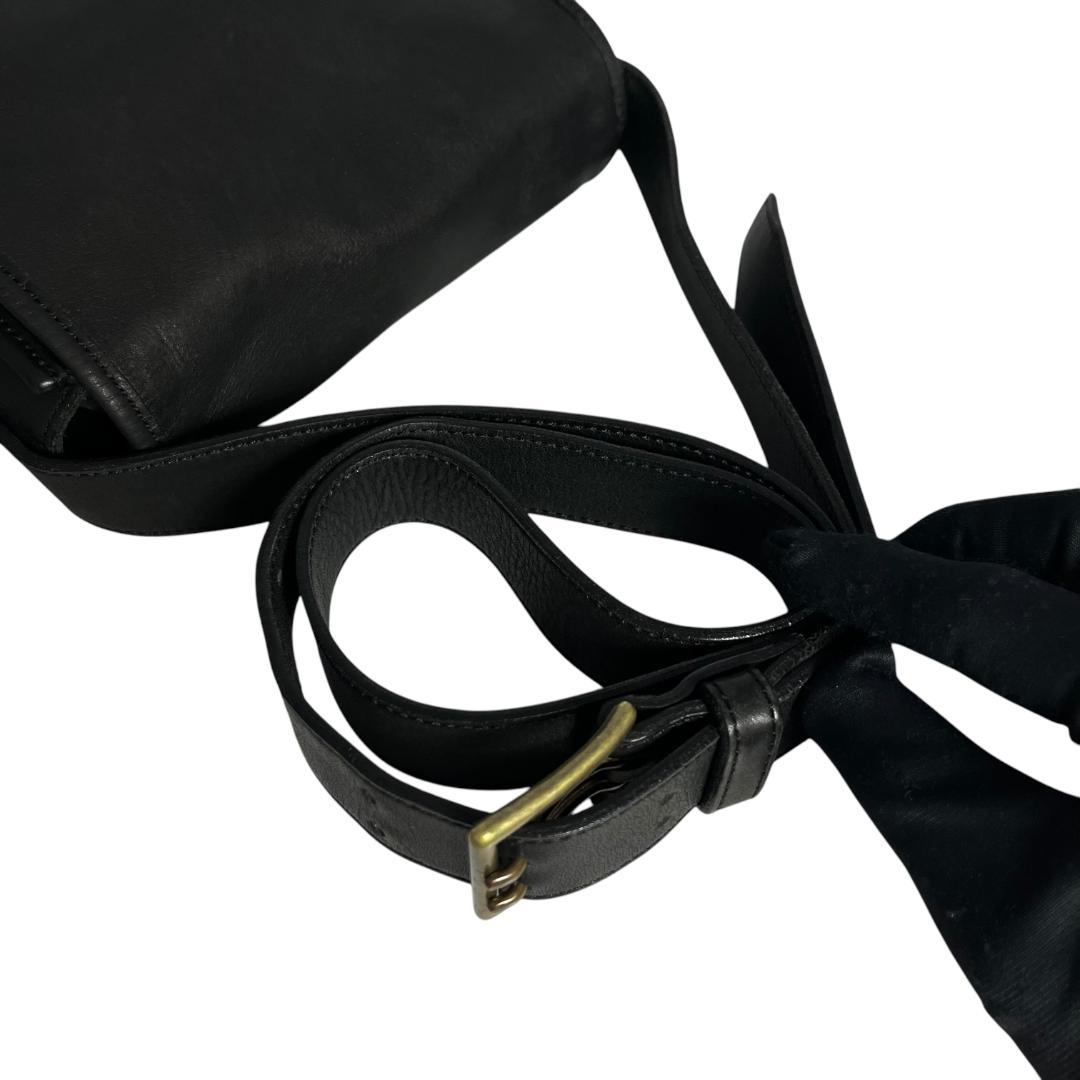 ソメスサドル 本革 ショルダーバッグ 斜め掛け フラップ メンズ B0843