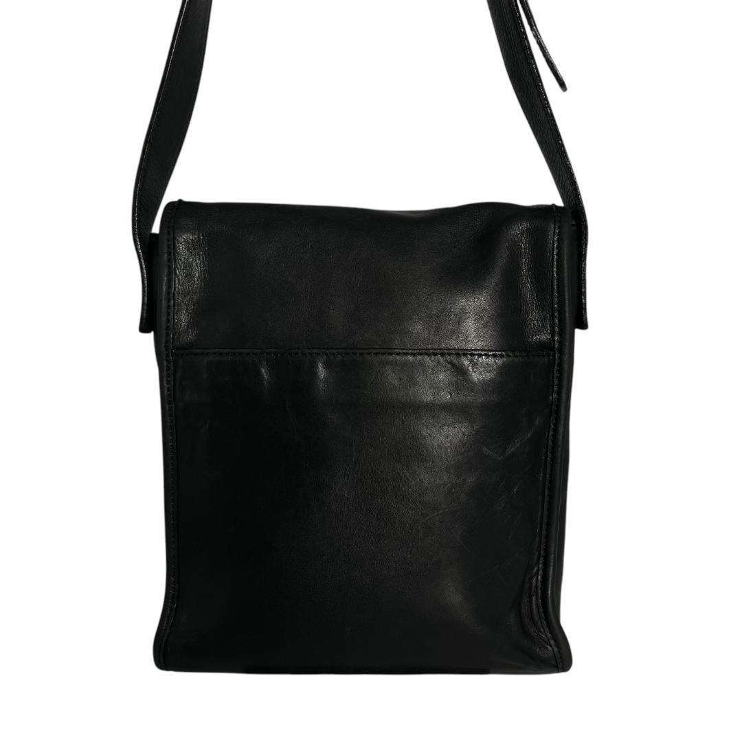 ソメスサドル 本革 ショルダーバッグ 斜め掛け フラップ メンズ B0843