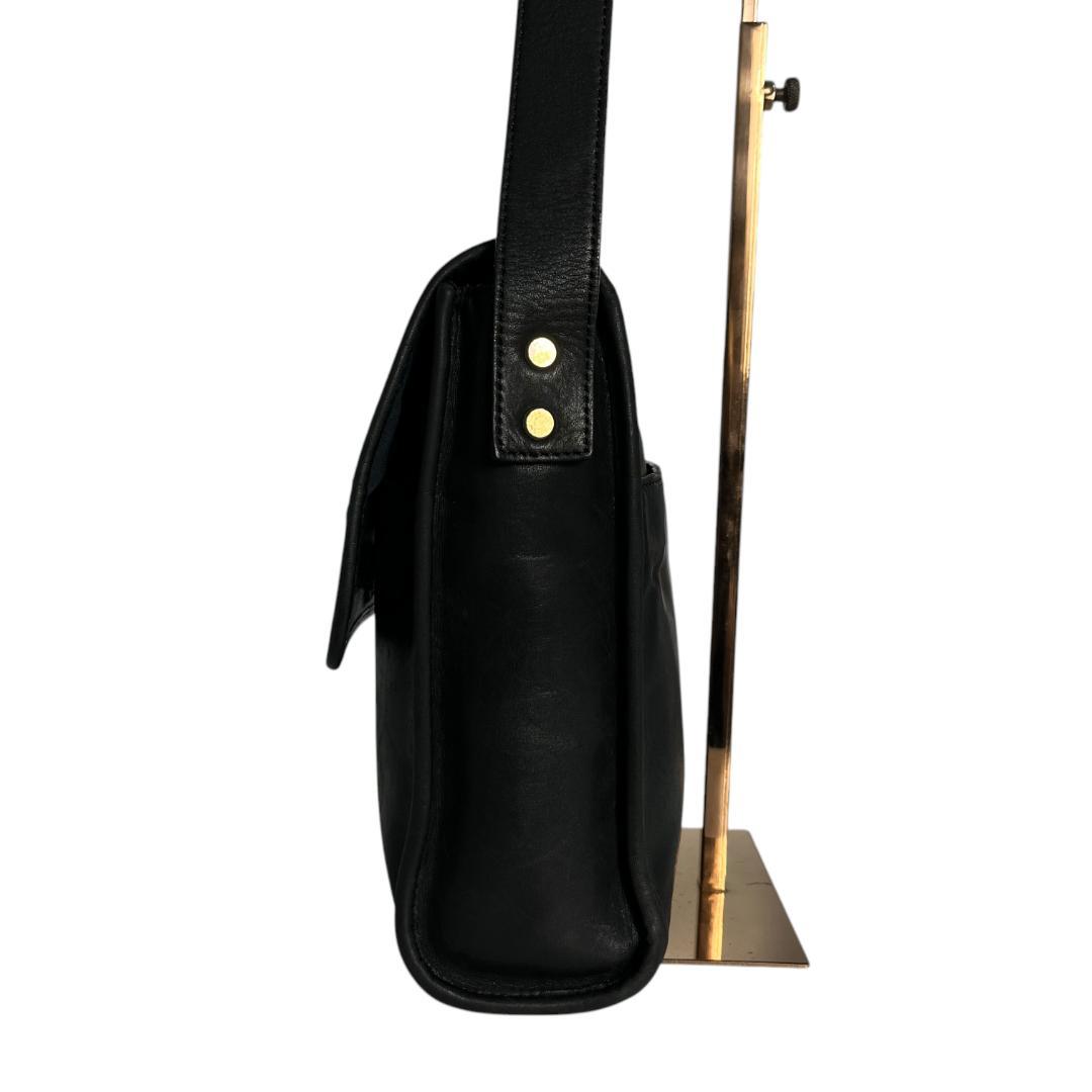 ソメスサドル 本革 ショルダーバッグ 斜め掛け フラップ メンズ B0843