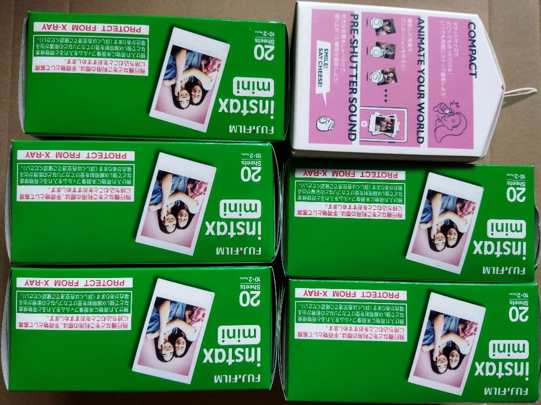 チェキ INSTAX Palとinstax mini film 2本パック5個