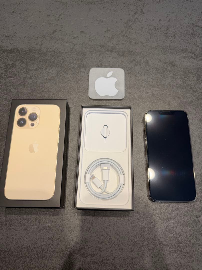 【美品】Apple iPhone 13 Pro ゴールド 本体　バッテリー81%