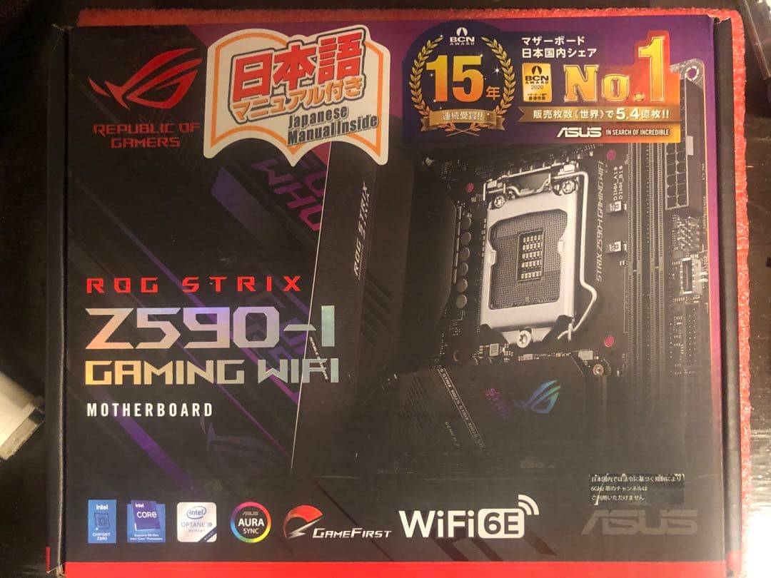 ASUS ROG STRIX Z590-I WIFI【訳あり/保証あり】
