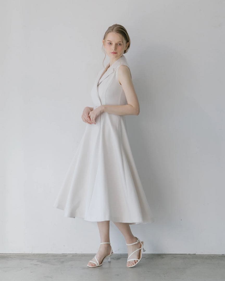 Lalune ノースリーブトレンチワンピース