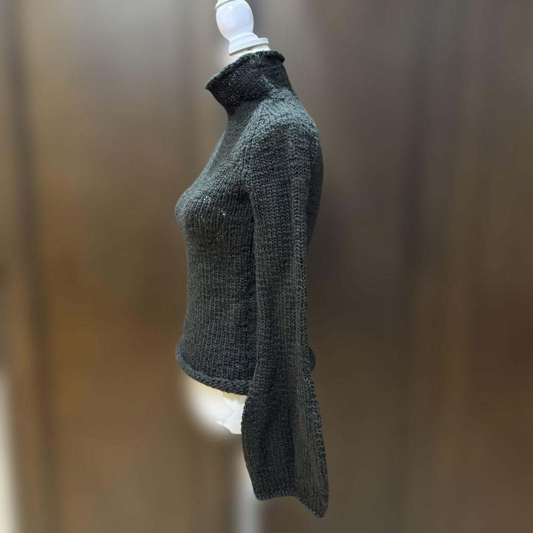 ヨウジヤマモト　90年代 ダークグレー バルーン袖ニット