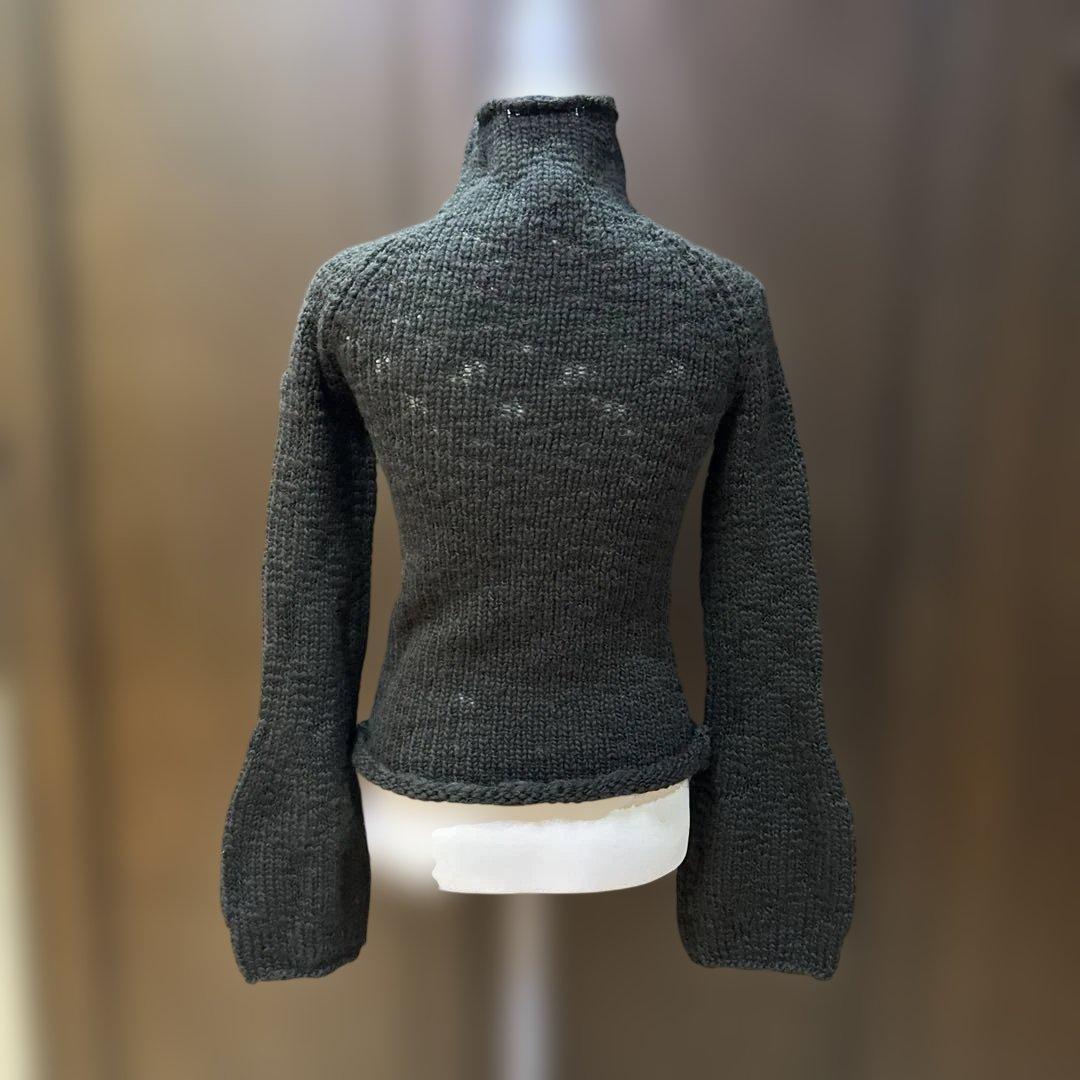 ヨウジヤマモト　90年代 ダークグレー バルーン袖ニット