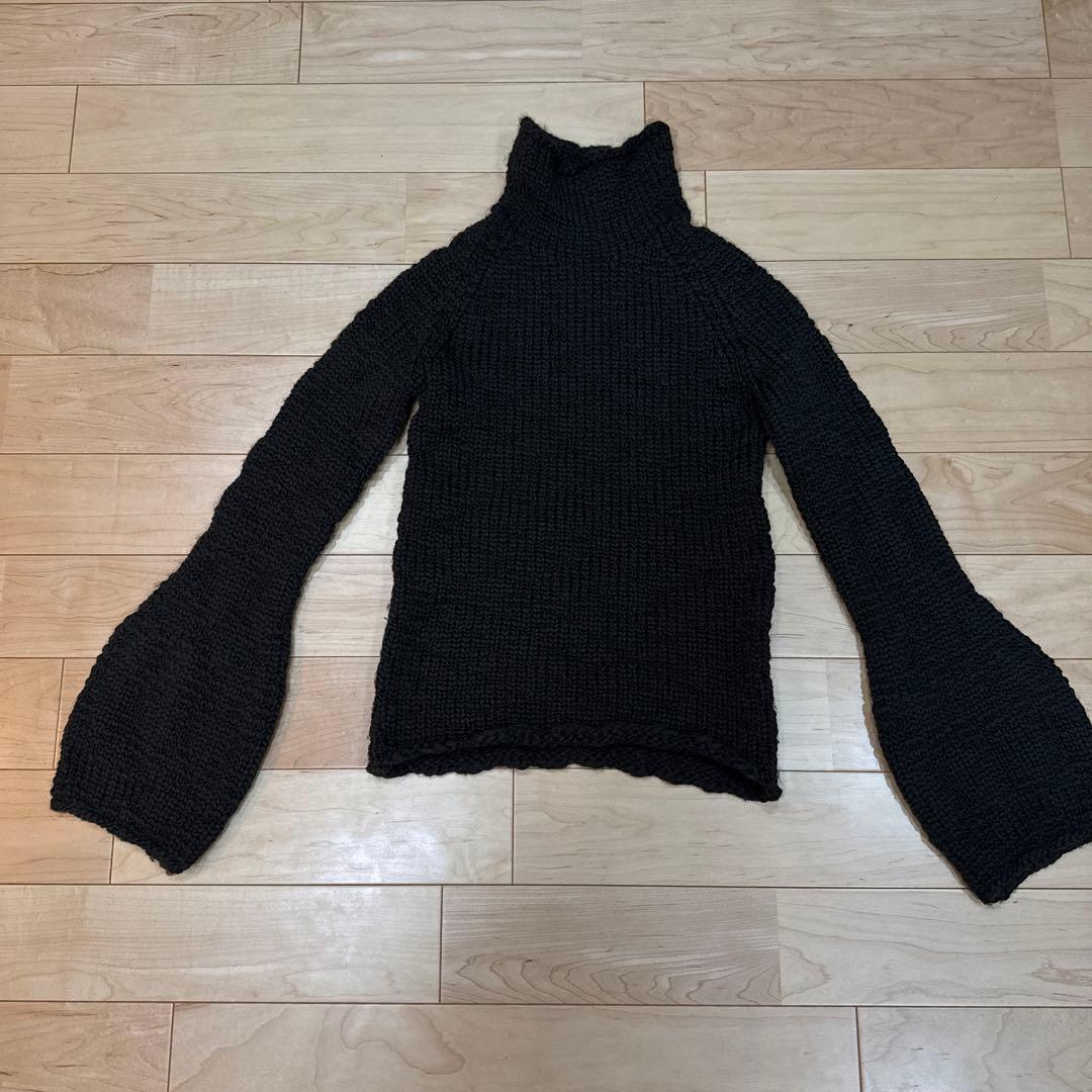 ヨウジヤマモト　90年代 ダークグレー バルーン袖ニット