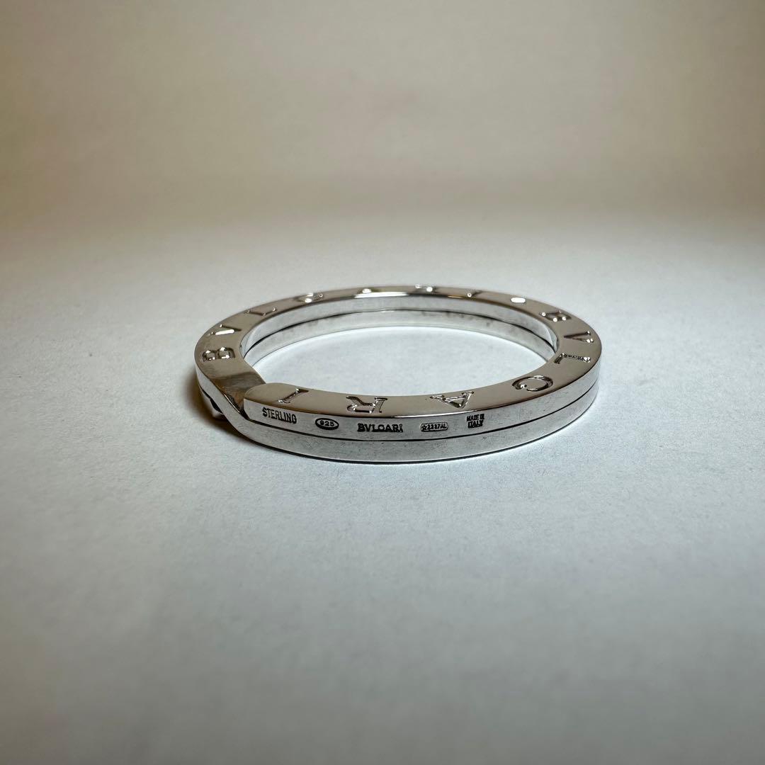 ★BVLGARI★シルバーチェーン付き★キーリング★シルバーネックレス★