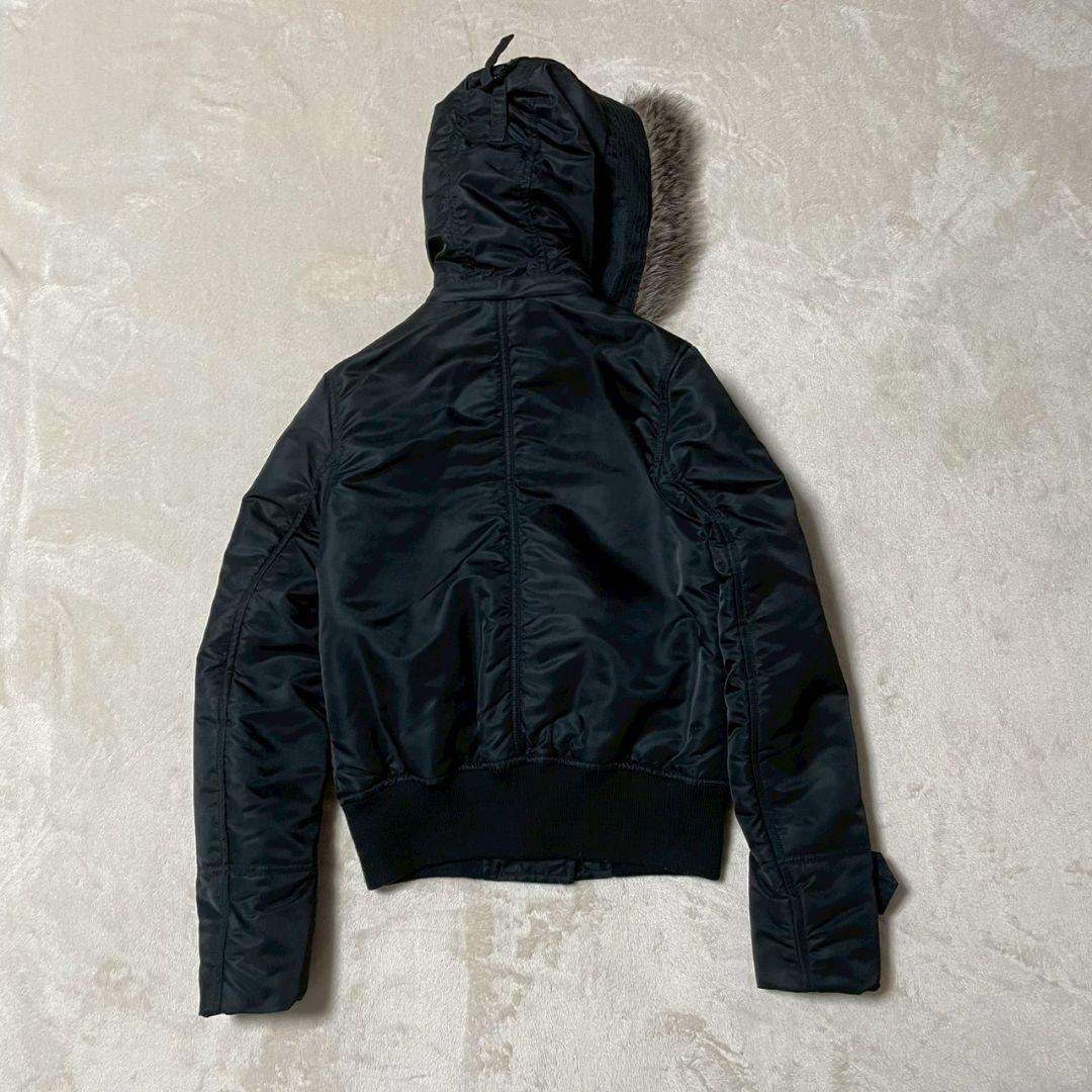 ポロジーンズカンパニー　ファージャケット　ミリタリー　中綿　ブラック　y2k