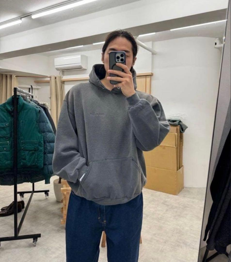 good pickles フード付きパーカー　フェードブラック