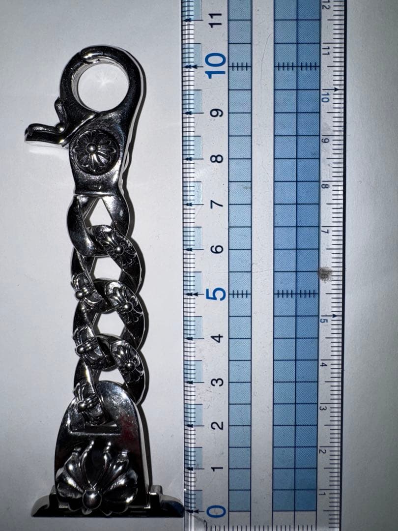 シルバー フラワーモチーフ チェーンブレスレット