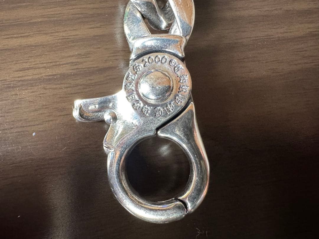 シルバー フラワーモチーフ チェーンブレスレット