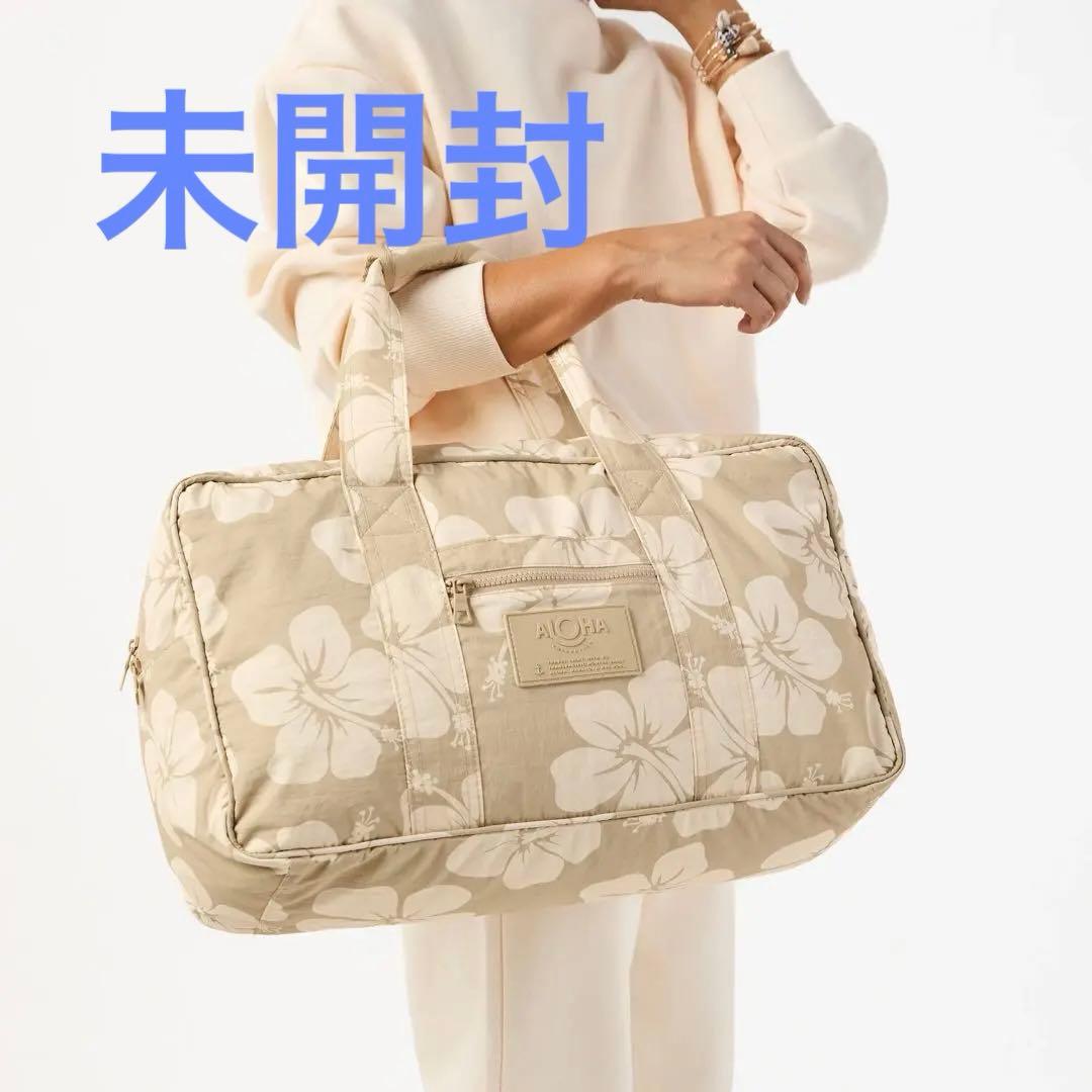 ALOHA COLLECTION ボストンバッグ ハイビスカス