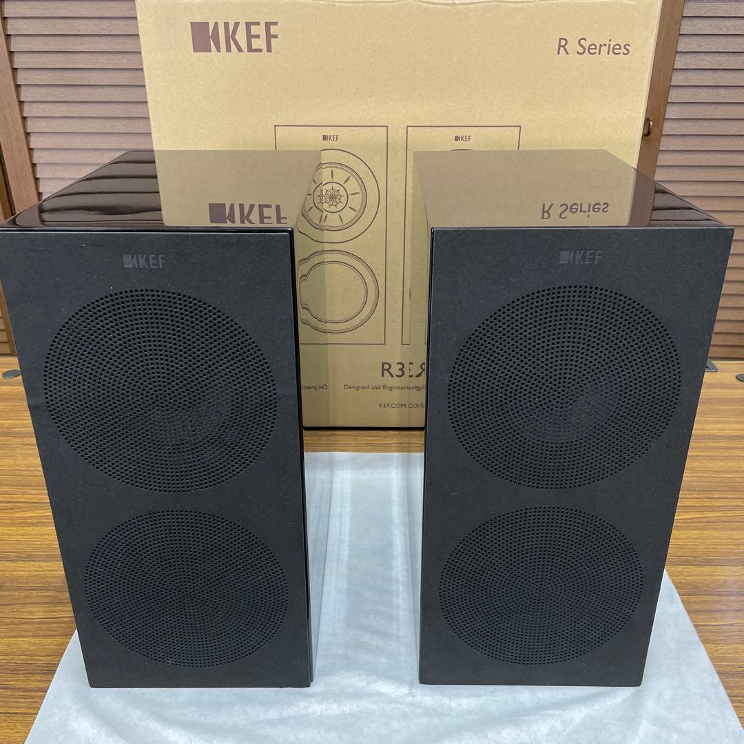 KEF Rシリーズ ／ KEF R3 (ブラックグロス)(2台ペア)
