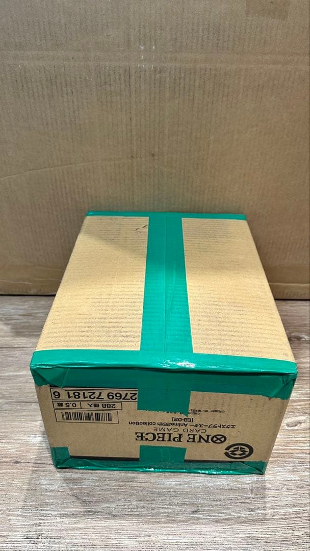 未開封 12BOX ONE PIECE カードゲーム EB-02 カートン