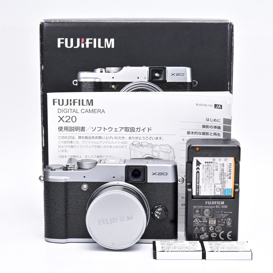 FUJIFILM X20 シルバー　【中古・美品】