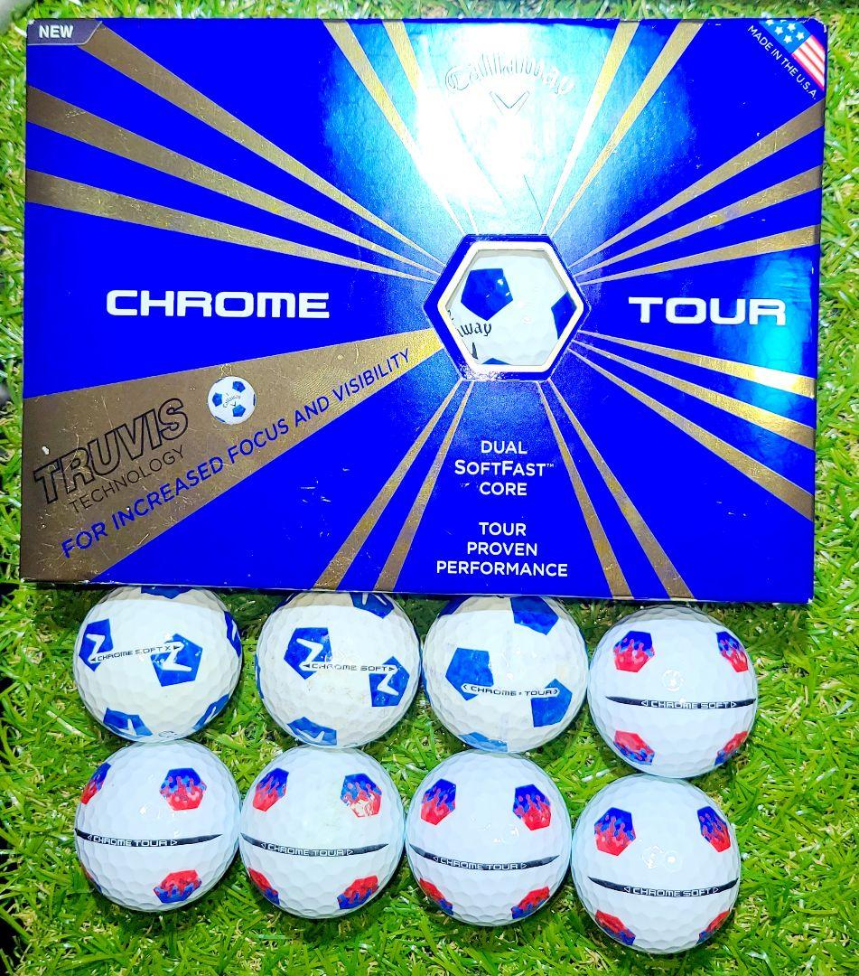 Callaway　CHROME TOUR　希少サッカーボール柄　20球