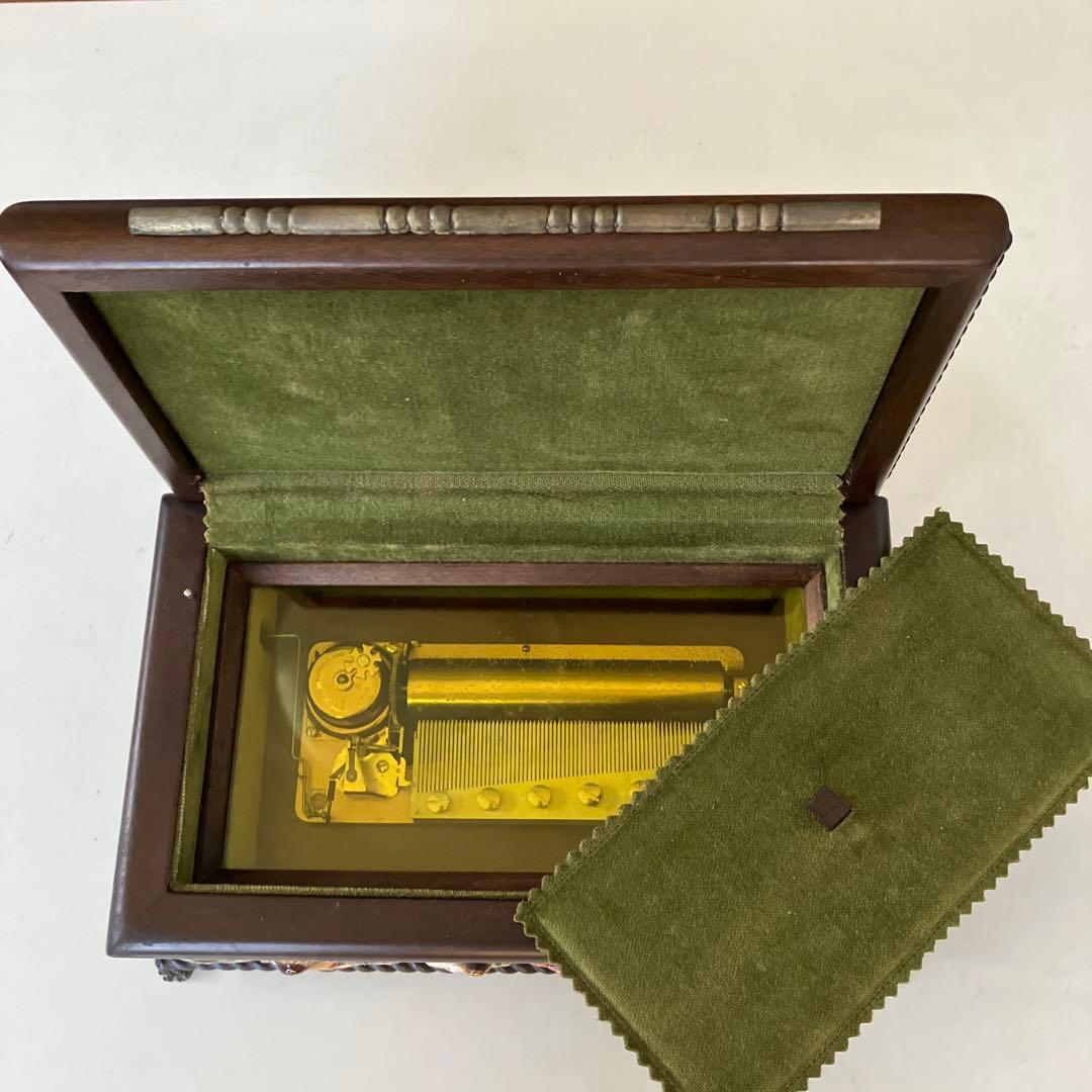 REUGE リュージュ　シリンダー型　オルゴール　72弁　陶器装飾