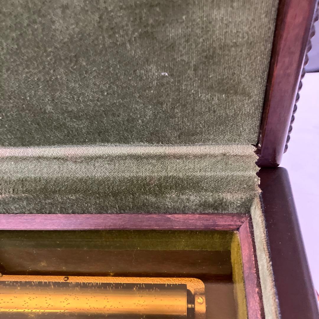 REUGE リュージュ　シリンダー型　オルゴール　72弁　陶器装飾