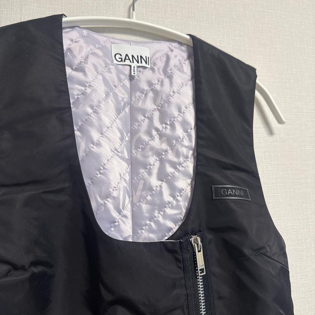 GANNI ブラック ワンピース 34