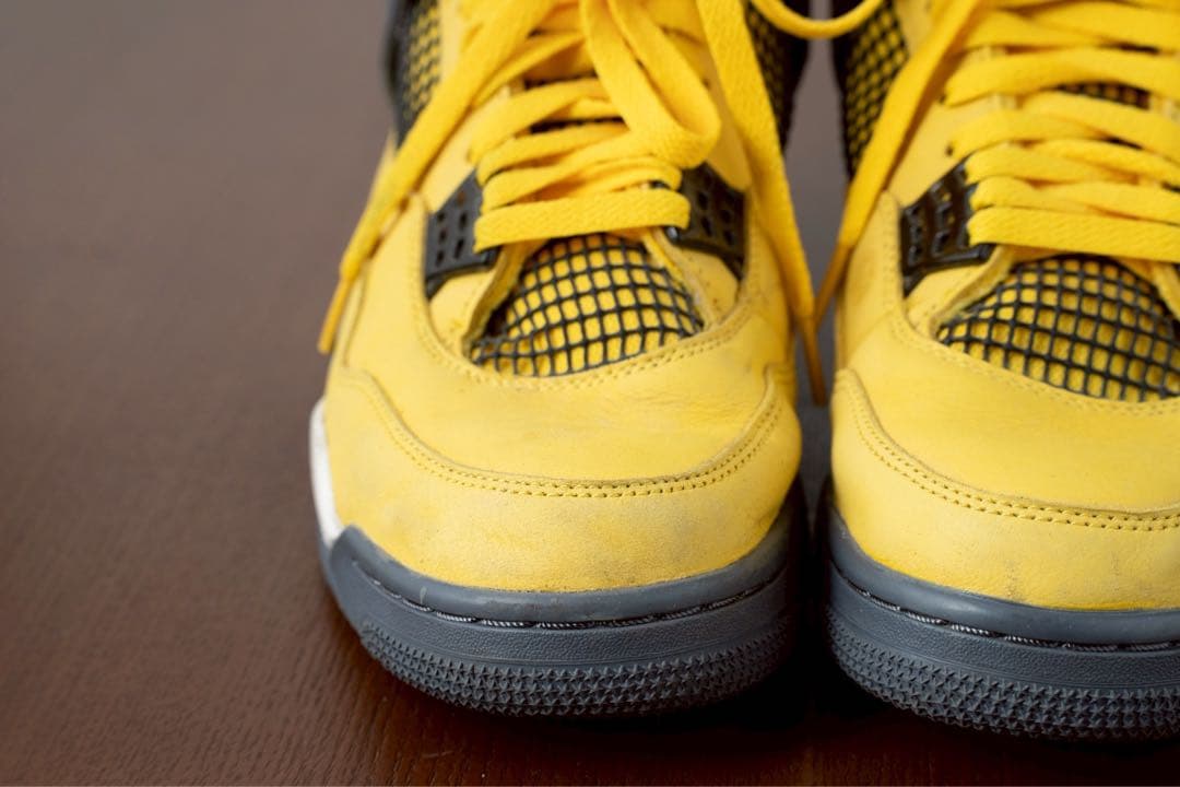 マ*ン様 値下げ！　Air Jordan 4 イエロー ブラック