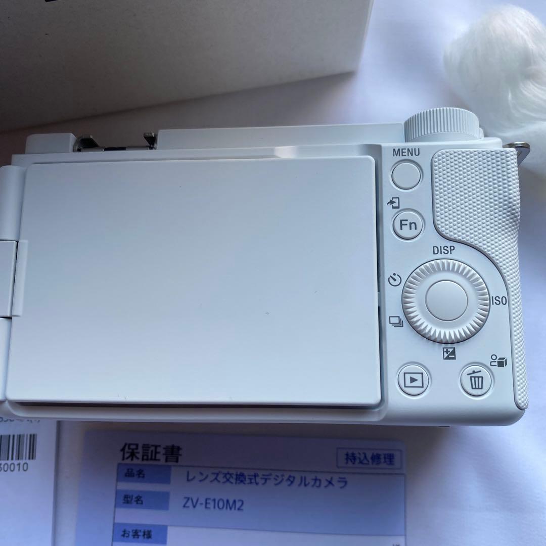 ほぼ未使用品/保証期間内/SONY/ZV-E10M2/White