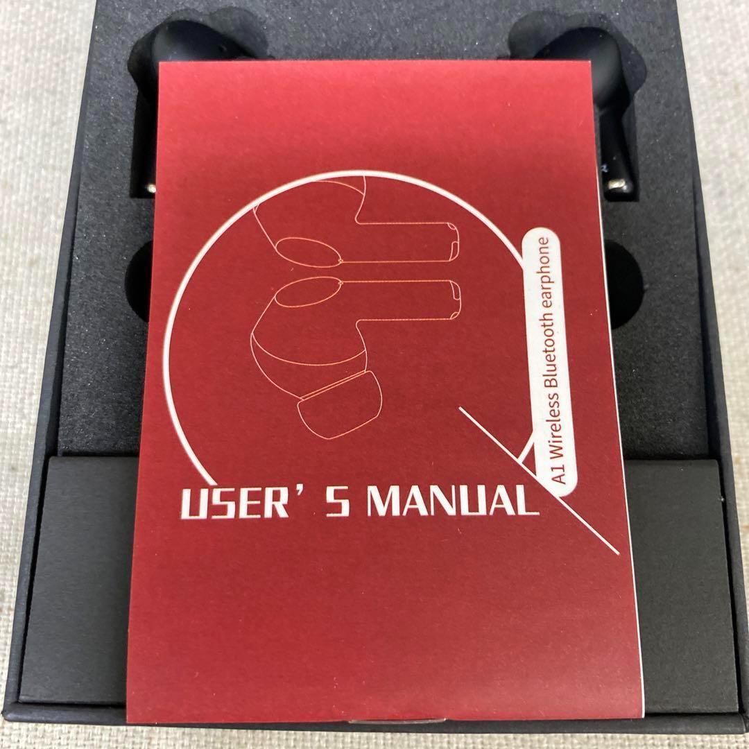 新しいワイヤレスBluetoothヘッドセット イヤホン ブラック