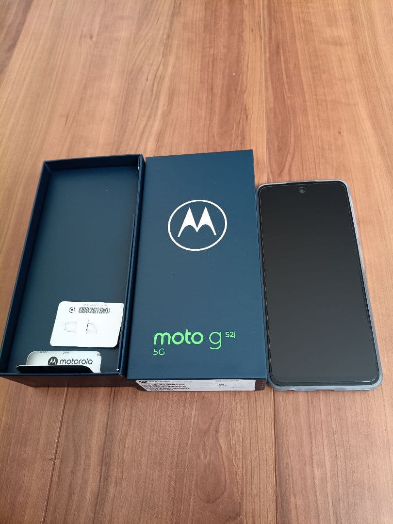 Motorola moto g52j 5G SIMフリー インクブラック