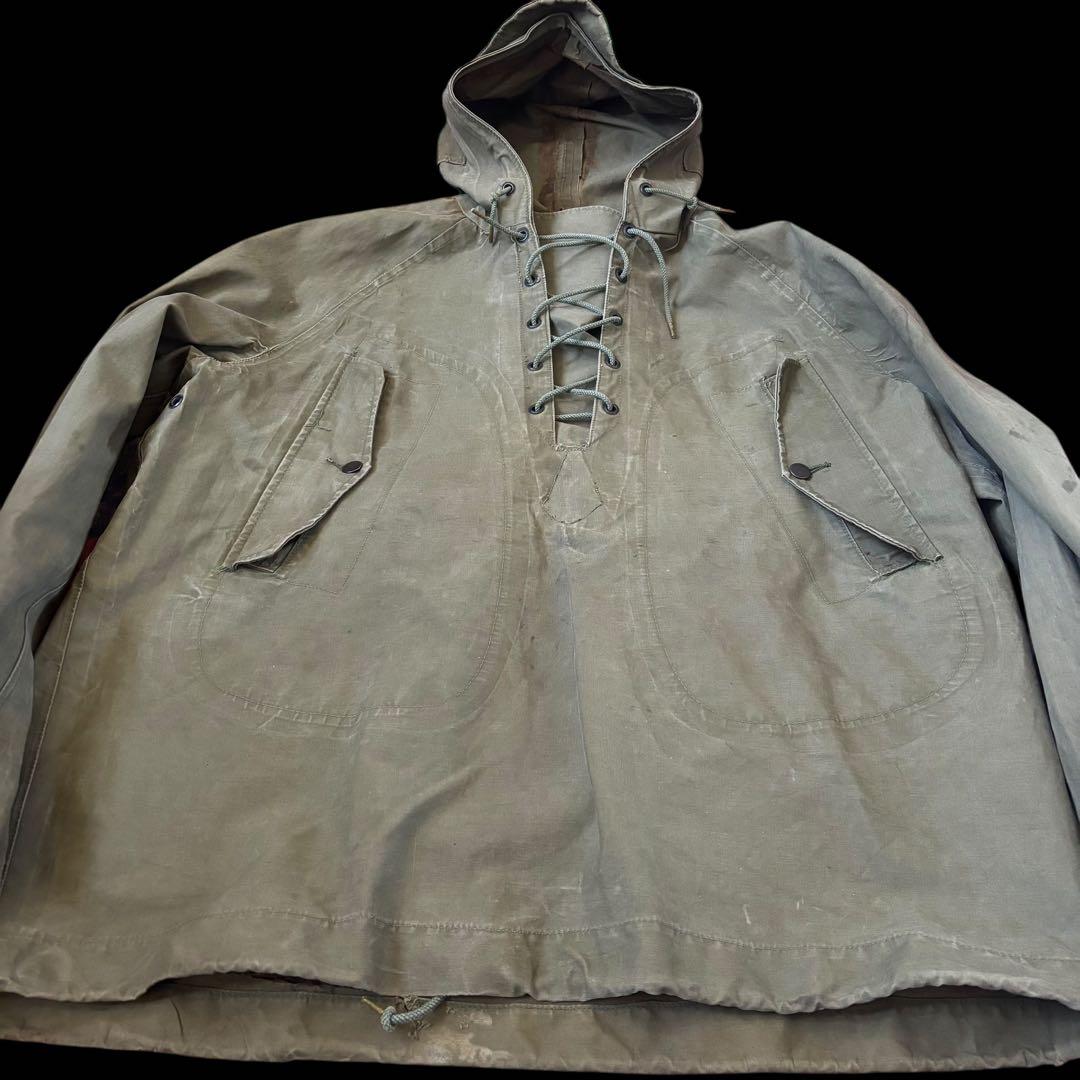 60s USN レインパーカー ヴィンテージ ミリタリー 実物 雰囲気系 ボロ