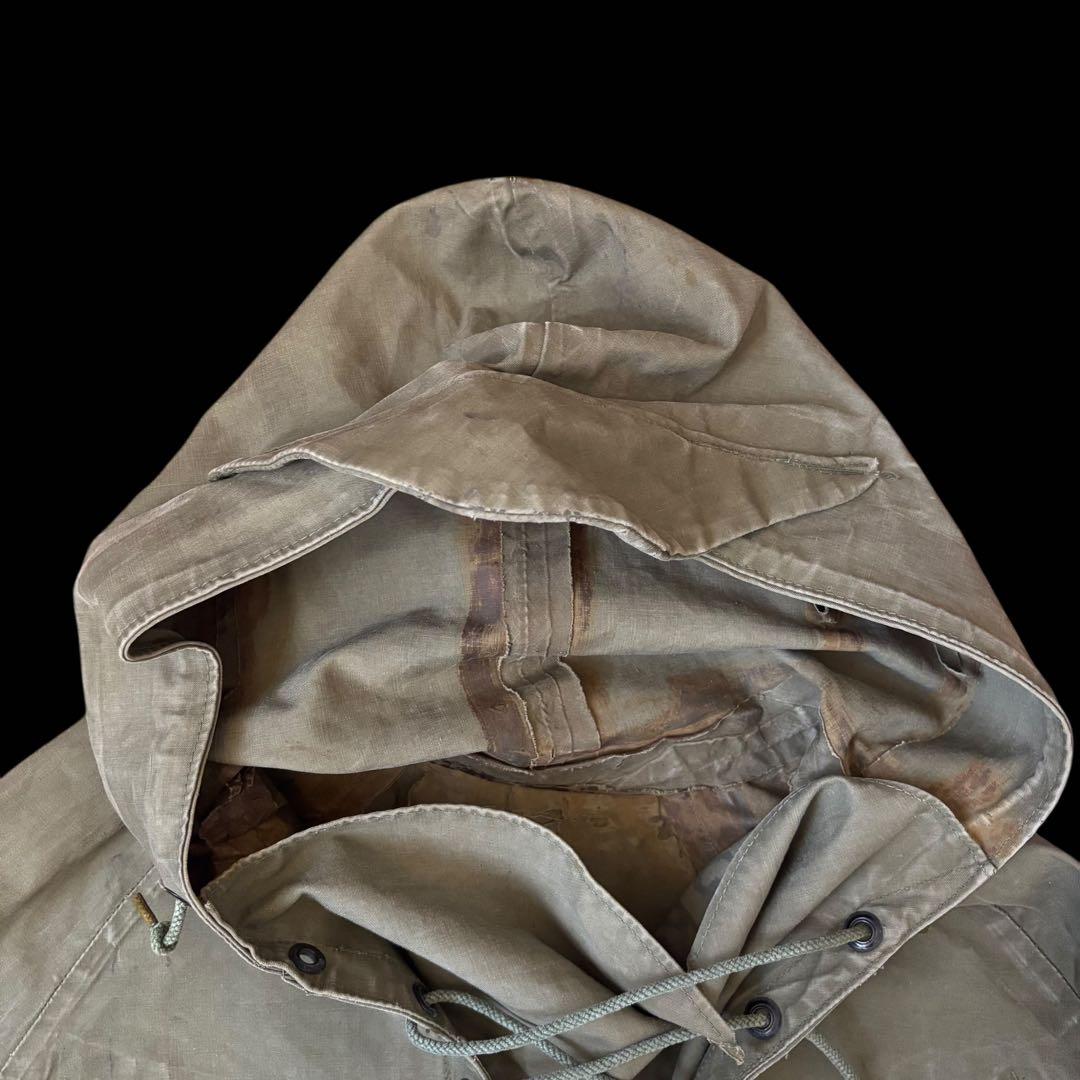 60s USN レインパーカー ヴィンテージ ミリタリー 実物 雰囲気系 ボロ