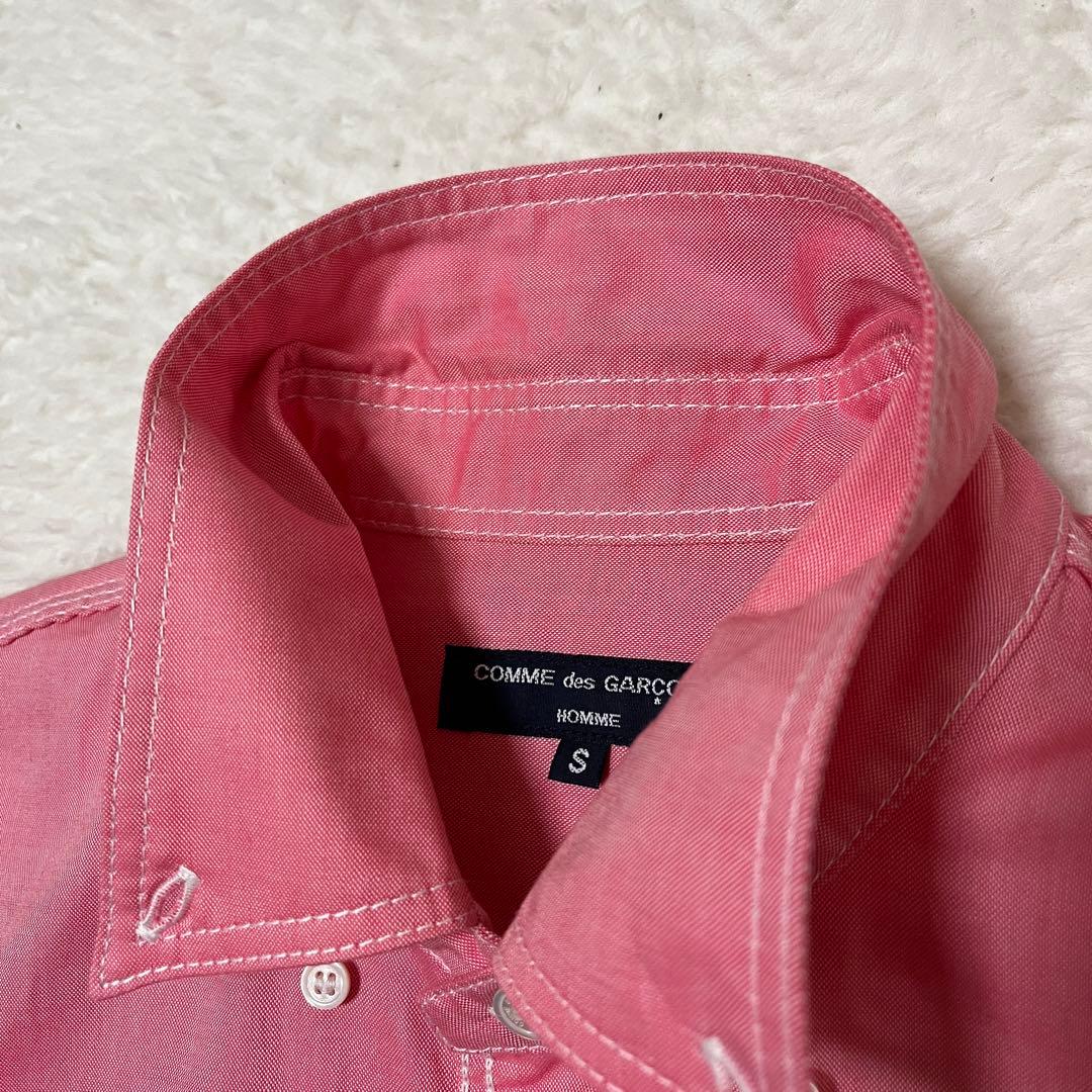 COMME des GARÇONS HOMME オーバーサイズシャツ　ピンク　S
