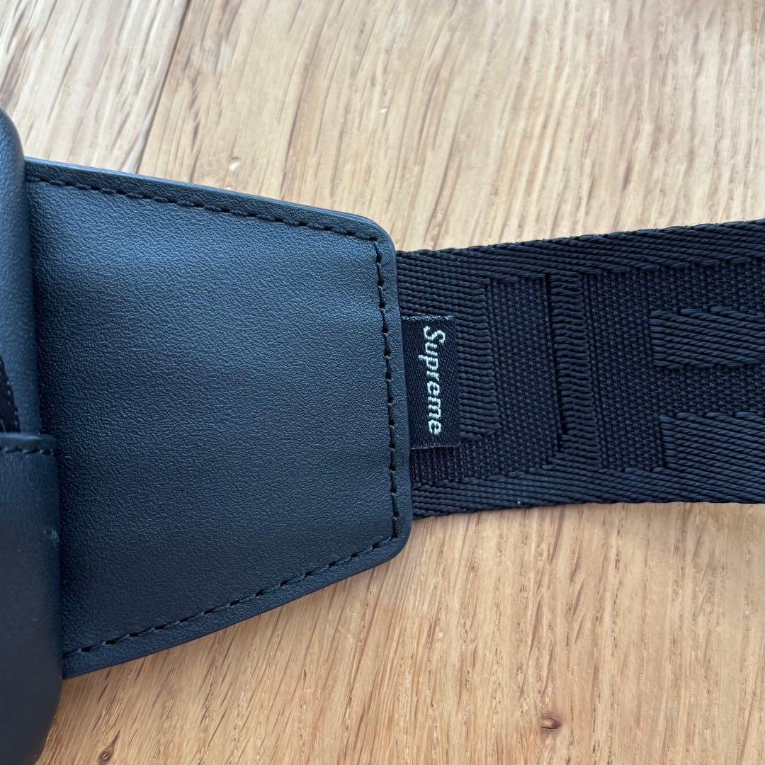 【新品】Supreme 23FW Leather Waist Bag ブラック