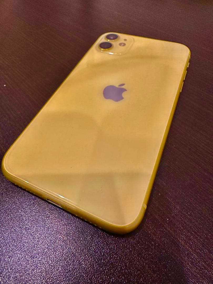 iPhone11本体 SIMフリー イエロー 64GB 本体 初期化済 動作良好